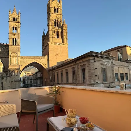La Terrazza Cattedrale Exclusive Rooftop Private Cathedral 아파트 팔레르모